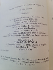 Notes from Underground (1989) by Fyodor Dostoevsky (Norton Critical Ed., Tr Pbk)