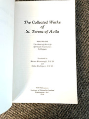 THE COLLECTED WORKS OF ST. TERESA OF AVILA – 1976 – 3 vol – Catholic Carmelite