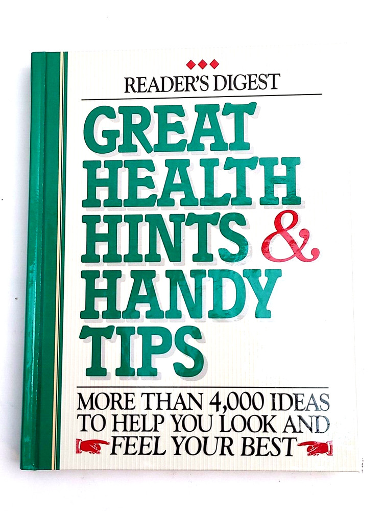 Great Health Hints and Handy Tips. Readers Digest Hardcover Great Condition.