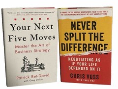 Your Next Five Moves Patrick Bet-David And Never Split The Difference Chris Voss