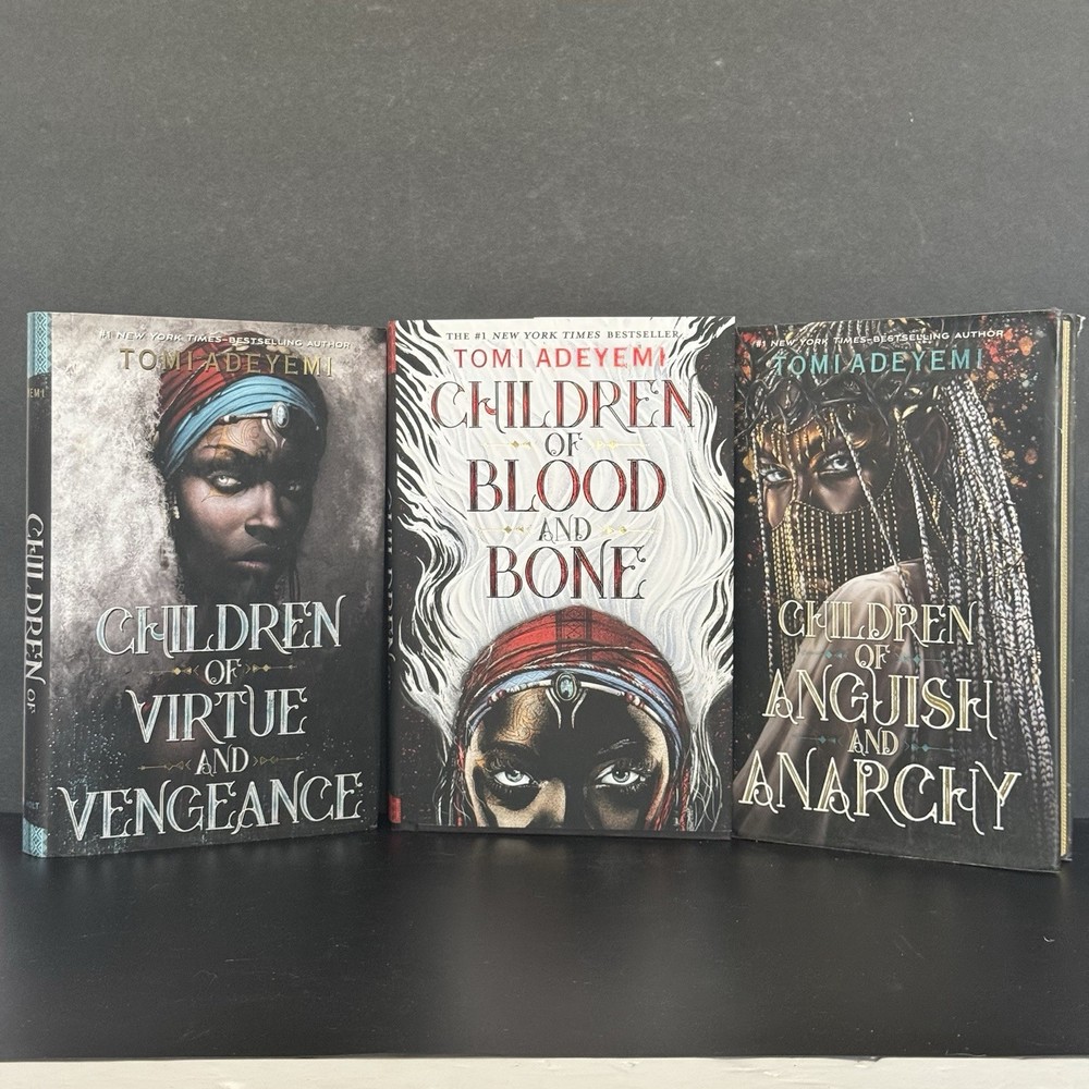 Tomi Adeyemi Children of Blood and Bone Legacy Of Orisha Trilogy HCDJ