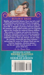 Runaway Bride by Deborah Gordon Series Runaway 1994 Paperback