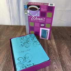 NIV Women’s Devotional Bible Large Print Leathersoft Teal by Zondervan