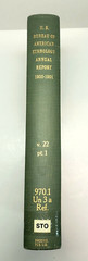 American Indian Ethnology Twenty Second 22nd Annual Report 1901-1902 Part 1