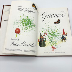 Gnomes book by Wil Huygen and Rien Poortvliet 1977 HC Illustrated