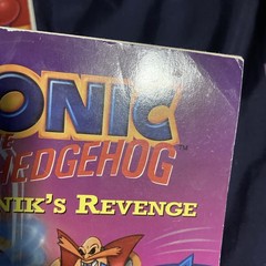 90s SEGA Sonic The Hedgehog 2 Book Lot TROLL – Robotniks Revenge Fortress Fear