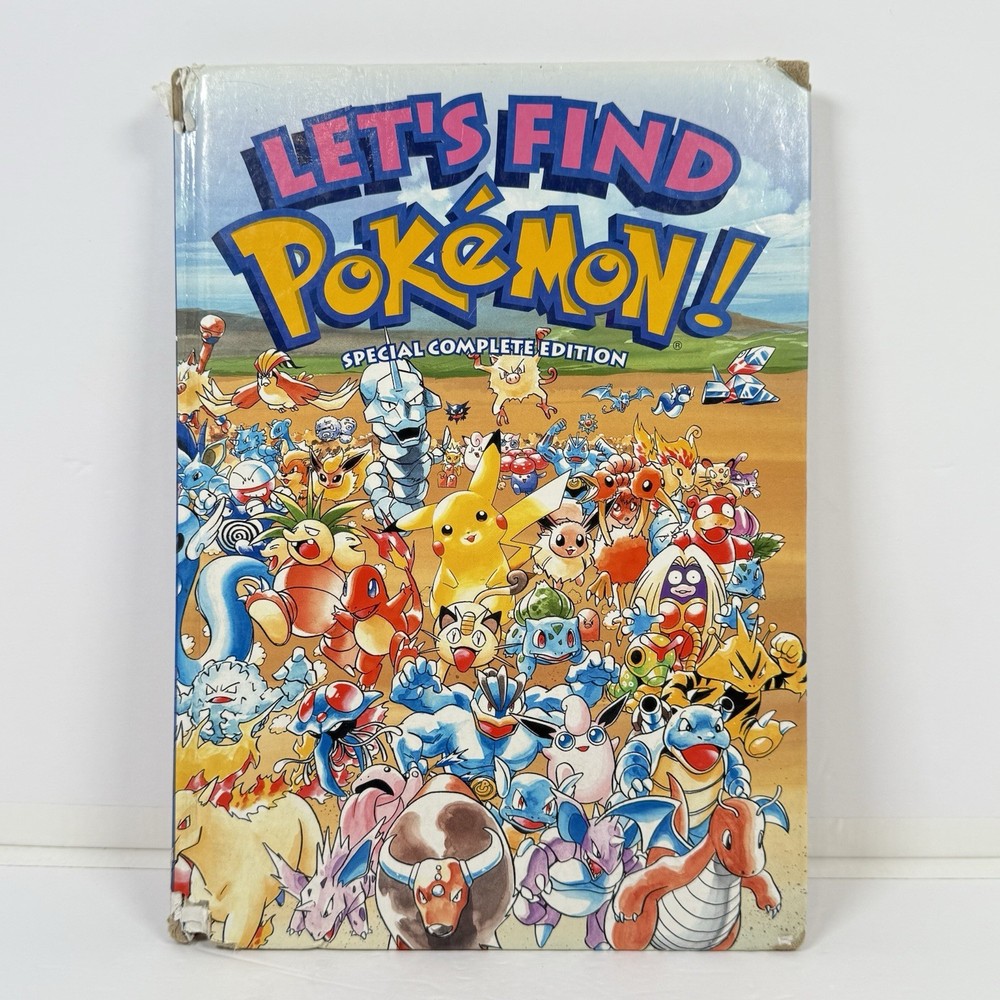 Let’s Find Pokemon! Special Complete Edition Hardcover First Edition 2006 Viz