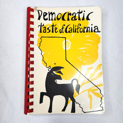 Vtg 1993 Democratic Clubs United Taste of California Recipe Book 210 Pages