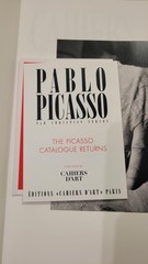 Cahiers d’Art 39th Year Special Issue 2015 Picasso in the Studio PB
