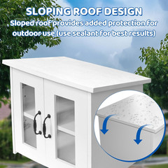 Little Free Library Box Outdoor Wooden Book Exchange Box – DIY Little Free Libra