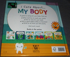 I CARE ABOUT MY BODY BOOK BY LIZ LENNON HARDCOVER 22CM X 23CM 2020