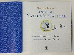 SIGNED Mike and Karen Pence books lot of 3 So Help Me God + 2x Marlon Bundo