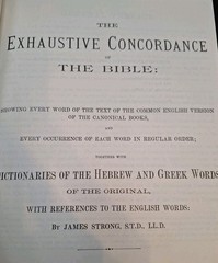 Strong’s Exhaustive Concordance by James Strong (1988, Hardcover) W-CD Good Cond
