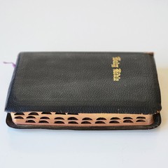 Vtg Holy Bible, International Series KJV Leather Lined Thumb Index John Winston