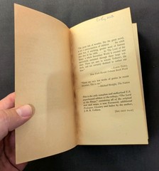 1960s Tolkien Lord Of The Rings Trilogy Book Set Ballantine