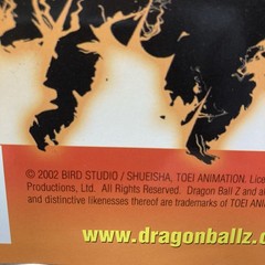 2002 Dragonball Z Extreme Paperback J. O’Hare Paperback w/Glow in Dark Stickers