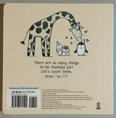 123s of Thankfulness Board book – NEW