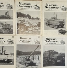 ⭕️ LOT OF 12 VINTAGE MUSEUM ORDNANCE MAGAZINE U.S. ARMY TANK MILITARY JOURNALS