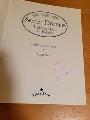 SIGNED Sweet Dreams Heirloom Quilts for Babies Deborah Gordon & Helen Frost LNC
