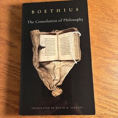The Consolation of Philosophy by Boethius: David Slavitt Paperback 175 Pages