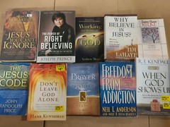 Lot of 10 Pounds LB Christian Prayer Bible Jesus Theology Story Book RANDOM*MIX