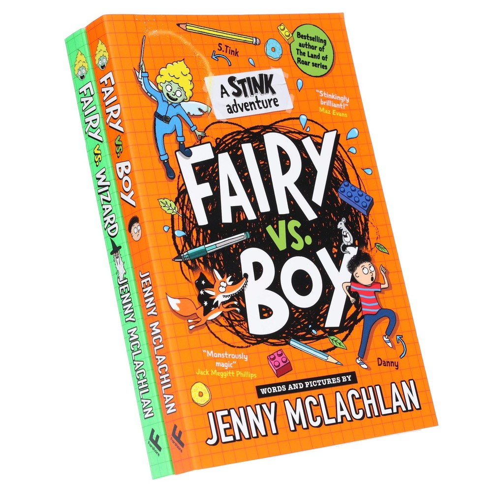 A Stink Adventure Series By Jenny McLachlan illustrated 2 Books – Ages 7-11 – PB