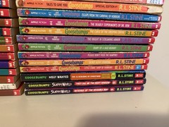 Lot Of 60 Goosebumps Books by RL Stine Mixed Editions And Prints Book Series