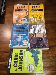Craig Johnson 5 Book Lot – Longmire Series – Paperback 6,7,8,9,11 In Series