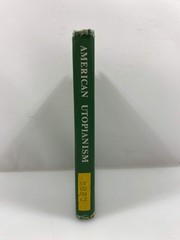 American Utopianism by Fogarty Ex-library 1972 HC