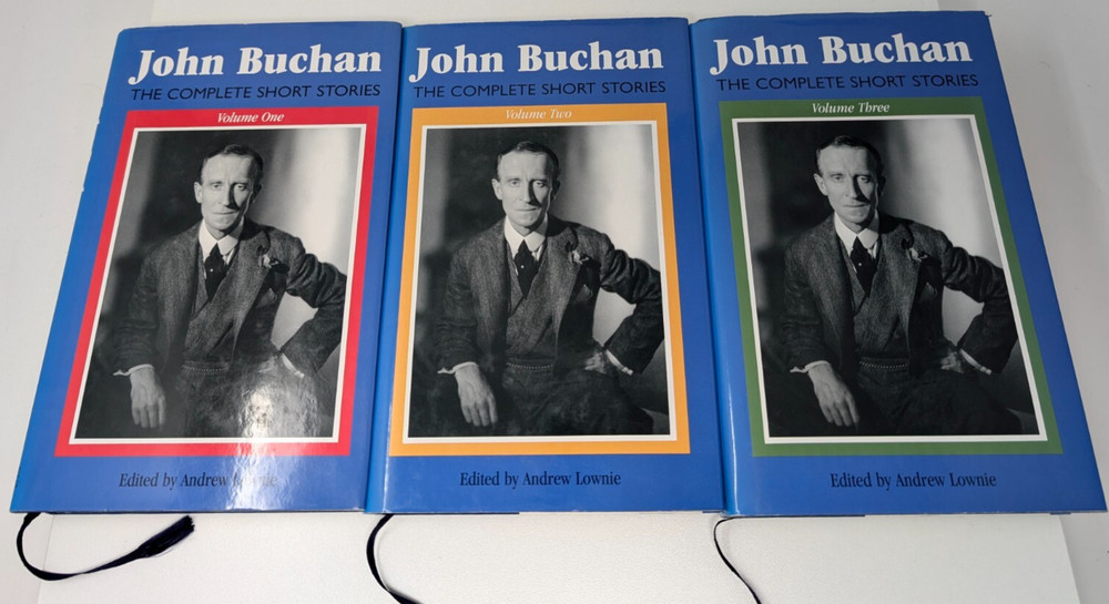 Complete Short Stories of John Buchan 3-Volume HC Set, Lownie, VG-Excellent
