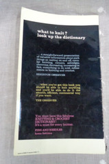 KNITTING DICTIONARY ~ 800 Stitches Patterns ~ 1963 Mon Tricot PB ~ 152 pages