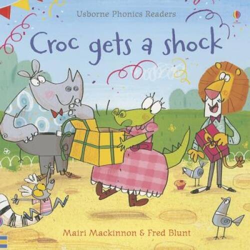 Croc Gets a Shock (Usborne Phonics Readers) – Paperback – VERY GOOD