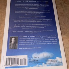 2 BOOK LOT The Mindful Way Through Depression Cure ILARDI Jon Kabat-zinn