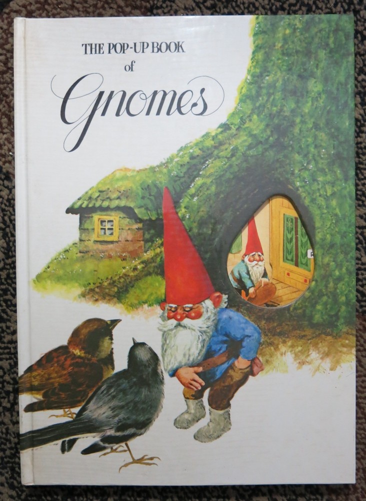The Pop-Up Book of Gnomes – 1979 Hardcover Rien Poortvliet