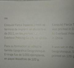 Ezequiel Farca Trayecto / Path Hardcover – Arquine 2012 First Edition 294 Pages