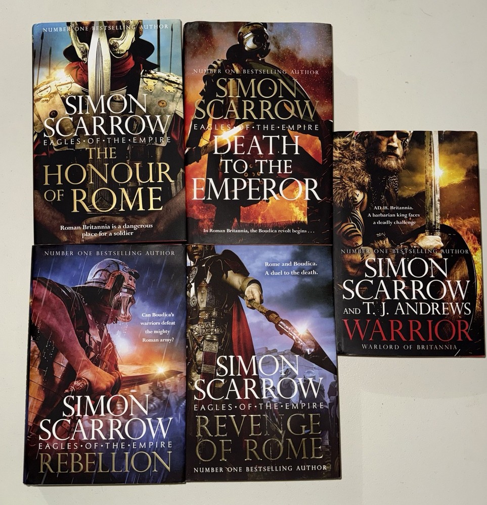 Simon Scarrow Hardcover Book Lot Eagles Empire XX-XXIII Honour Rome Rebellion