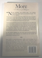 More a Memoir of Hungers By Sara Truitt Softcover Book Very Good