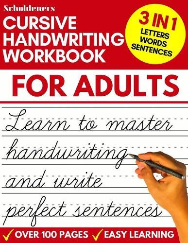 Cursive Handwriting Workbook for Adults (Paperback)