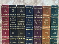 Chronicles of Narnia 7 Book C.S LEWIS Bookset Leather bound