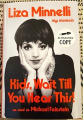 Liza Minnelli SIGNED Book – Kids, Wait Till You Hear This! NEW