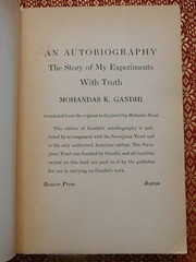 Mohandas K Gandhi An Autobiography Beacon PB 1957 Indian History