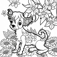 Chinese Crested The Coloring Book so Cute 100 pages Fun For all Ages No 4 of 20