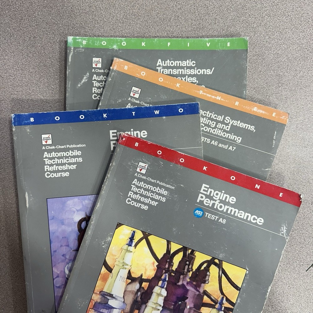 Auto Technicians Refresher Course: Engine Performance Books 1, 2, 3, & 5.