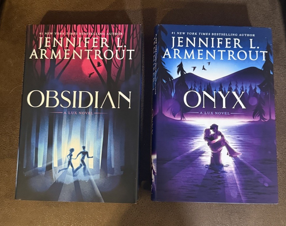 Jennifer L Armentrout Obsidian & Onyx Deluxe HC Set 1st Print DJ Sprayed Edges