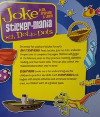 Joke Sticker-mania With Dot-to-dots Over 650 Stickers Activity Book 2009 Fun