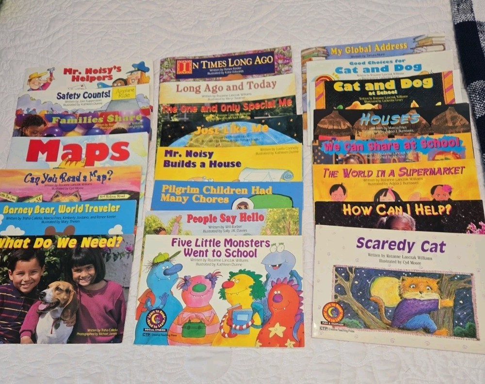 22Lot CTP Emergent Readers Creative Teaching Press Social Studies K-1st 1&2