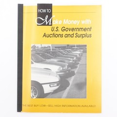 How to Make Money with US Government Auctions and Surplus 1990 PB 44 pages VGUC