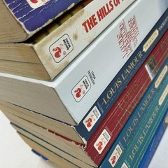 Vintage Louis L’Amour Lot Of 10 Paperback Books Bantam Assorted Western USA