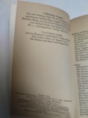 Balladen, Romanzen Und Lieder by Friedrich Schiller 1984 Vintage German 80’s PB