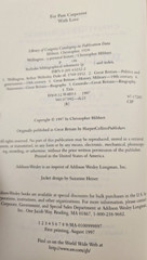 Wellington: A Personal History by Christopher Hibbert HCDJ First US Edition 1997